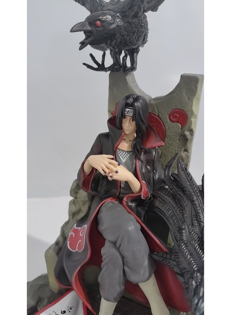Naruto Uchiha Itachi Throne Figure and Majestic Anime Model , Desk Centerpiece and Premium Birthday Gift,33cm - Image 5